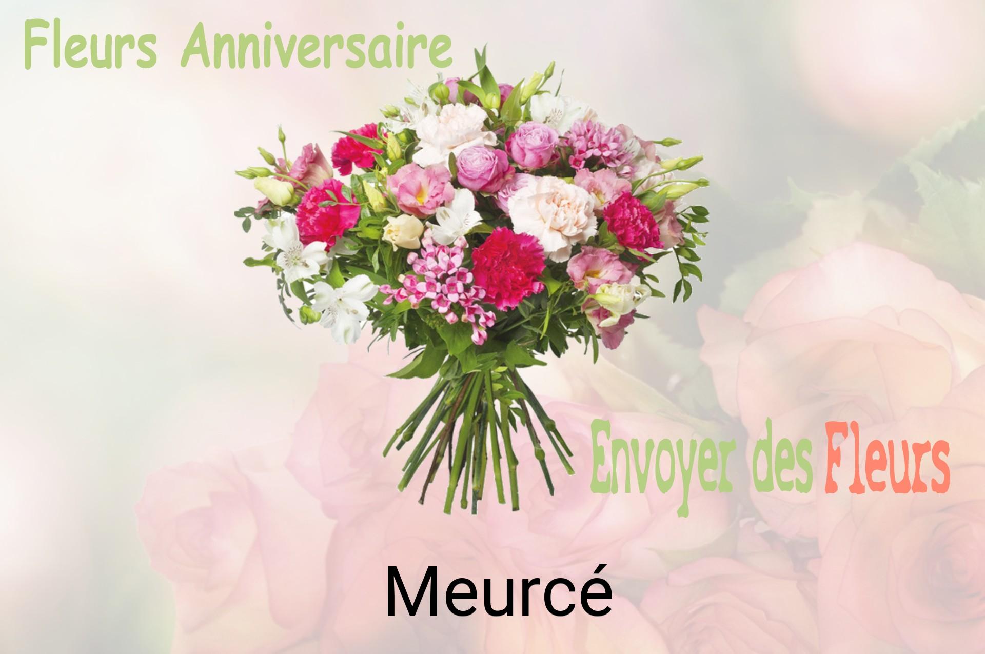 Bouquet de fleurs d’anniversaire livré à Meurcé